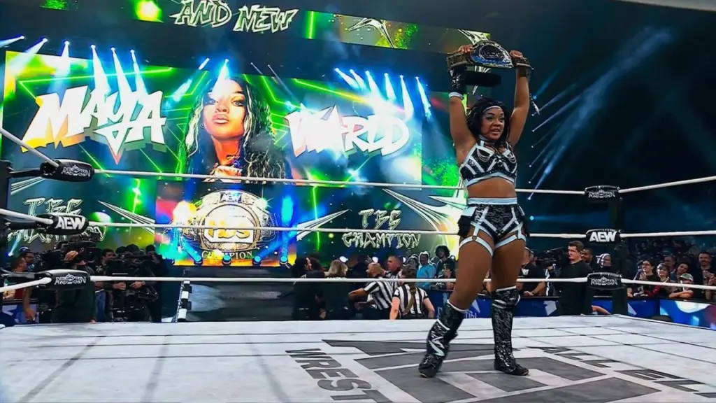Maya World Wins TBS Championship at AEW Redemption