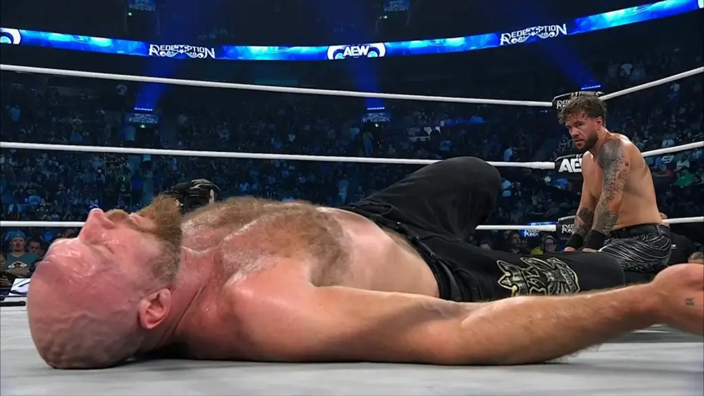 Jon Moxley and Will Ospreay Lose After Disagreement at AEW Redemption