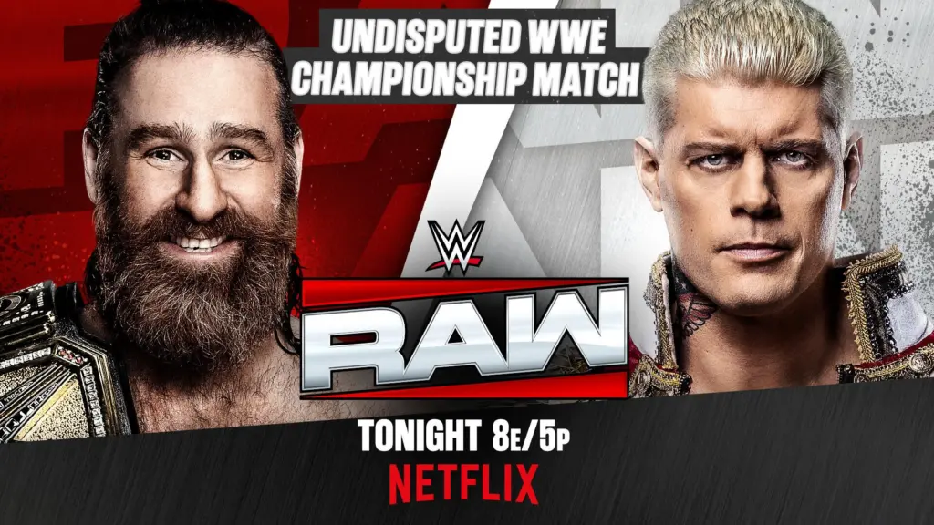 WWE Confirms Loaded Card for Tonight’s RAW