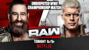 WWE Confirms Loaded Card for Tonight’s RAW