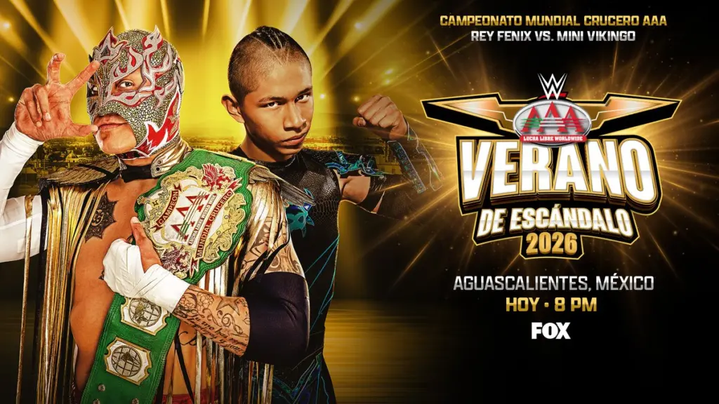 AAA Verano de Escándalo (08/01/26) Live Results – Fenix vs. Mini Vikingo, Qualifying Match, More!
