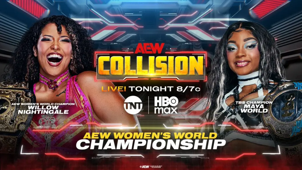 AEW Collision (08/22/26) Live Results – Nightingale vs. World, Continental Cup Quarterfinals, More!