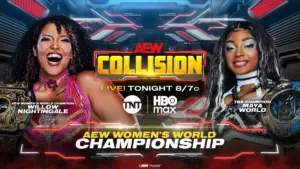 AEW Collision (08/22/26) Live Results – Nightingale vs. World, Continental Cup Quarterfinals, More!