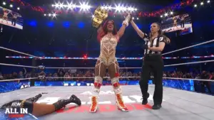 Mercedes Moné Makes History, Captures AEW Women’s World Championship at All In: London