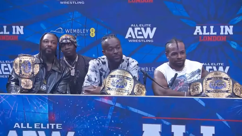 New Day Breaks Silence After AEW All In Debut; First Title Defense Announced
