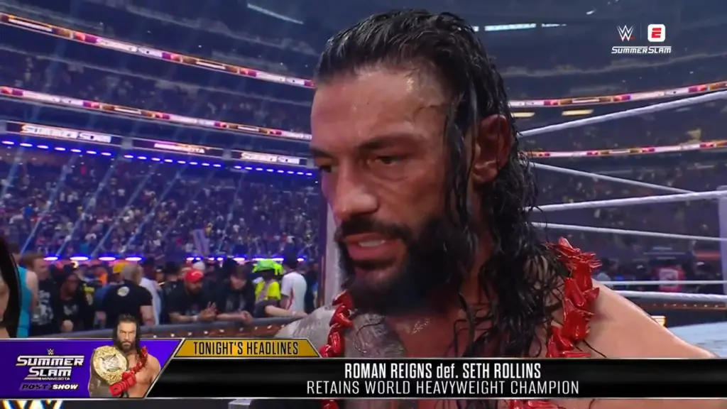 Roman Reigns Reveals What He Told Seth Rollins at the End of WWE SummerSlam