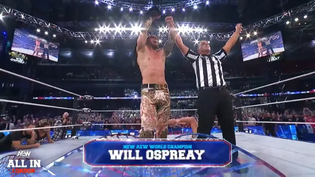Will Ospreay Defeats Kenny Omega to Win AEW World Championship