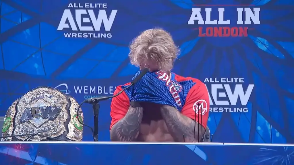 Will Ospreay Breaks Down in Tears After Winning AEW World Championship