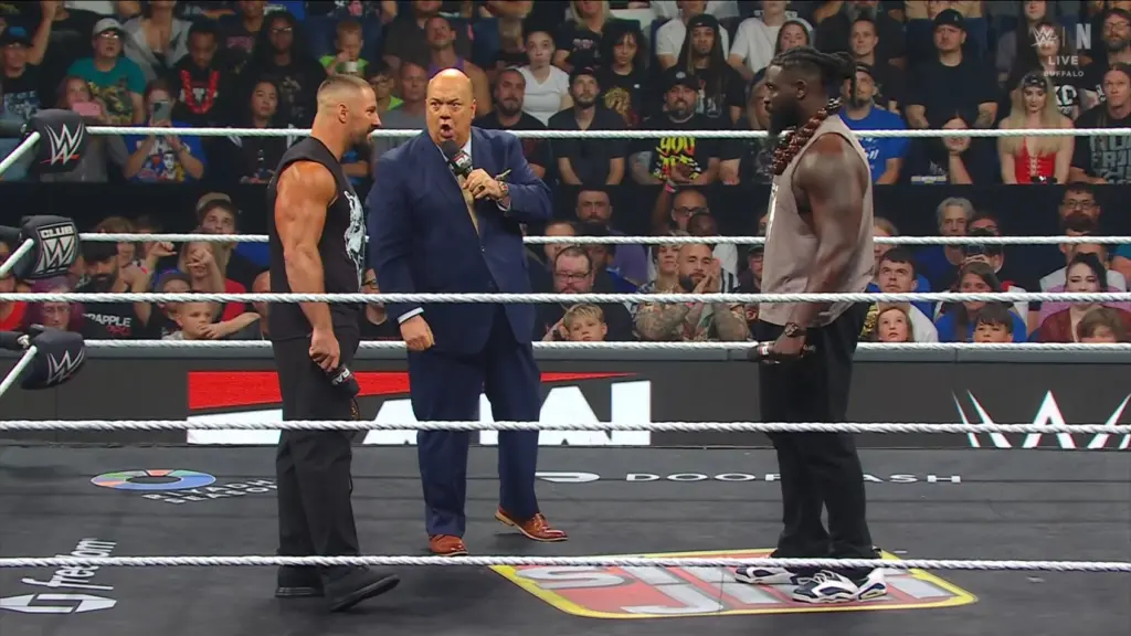 Paul Heyman Announces Bron Breakker vs. Oba Femi for WWE Sunday Night’s Main Event