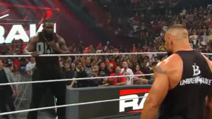 Oba Femi and Bron Breakker Have Another Staredown on WWE RAW