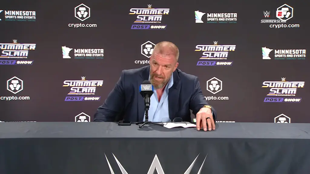 Triple H Called a Liar Over Comments Made at WWE SummerSlam Night One Post-Show