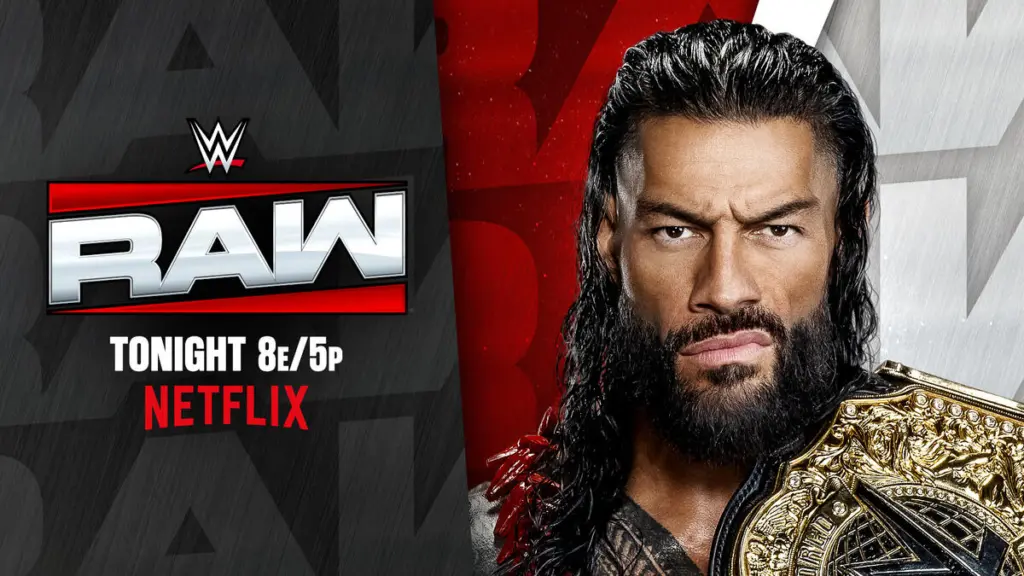 WWE Announces Roman Reigns, Two Major Matches for Next Week’s RAW