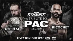 AEW Dynamite (9/30/26) Live Results – Tribute to PAC (Benjamin Satterley)!