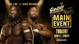 WWE Sunday Night’s Main Event (09/06/26) Live Results – Femi vs. Breakker, Major Rematch, More!