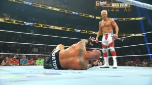 Randy Orton Beats Cody Rhodes After Low Blow at WWE Sunday Night’s Main Event