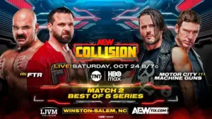 AEW Collision (10/24/26) Live Results – Best of 5 Series, Strickland vs. Reed, More!