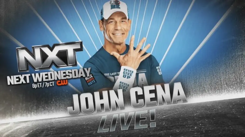John Cena Set to Appear on 11/4 WWE NXT