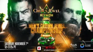 Roman Reigns vs. Sami Zayn Announced for WWE Crown Jewel